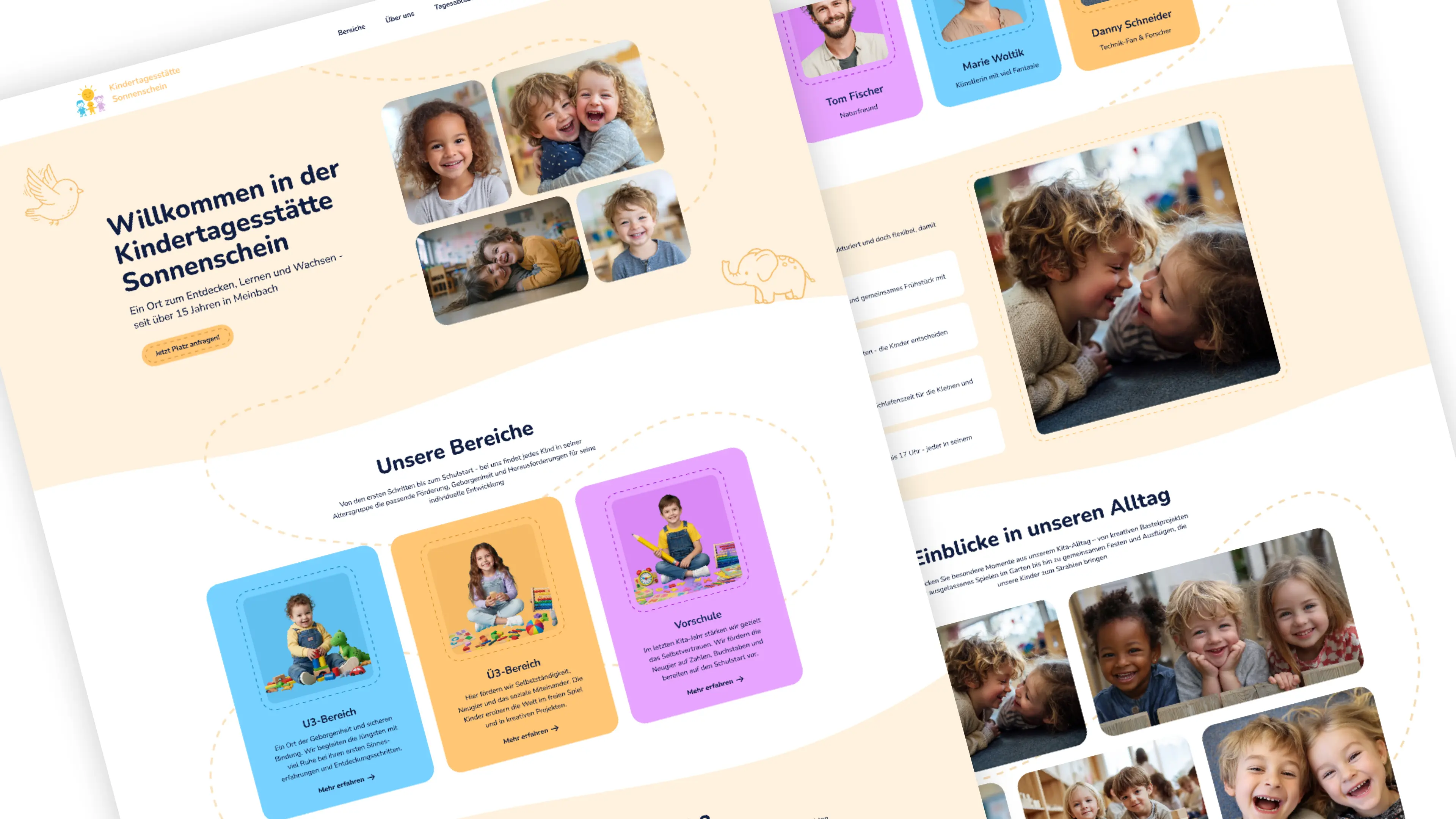 Bild von der Bodoni Shop Webseite